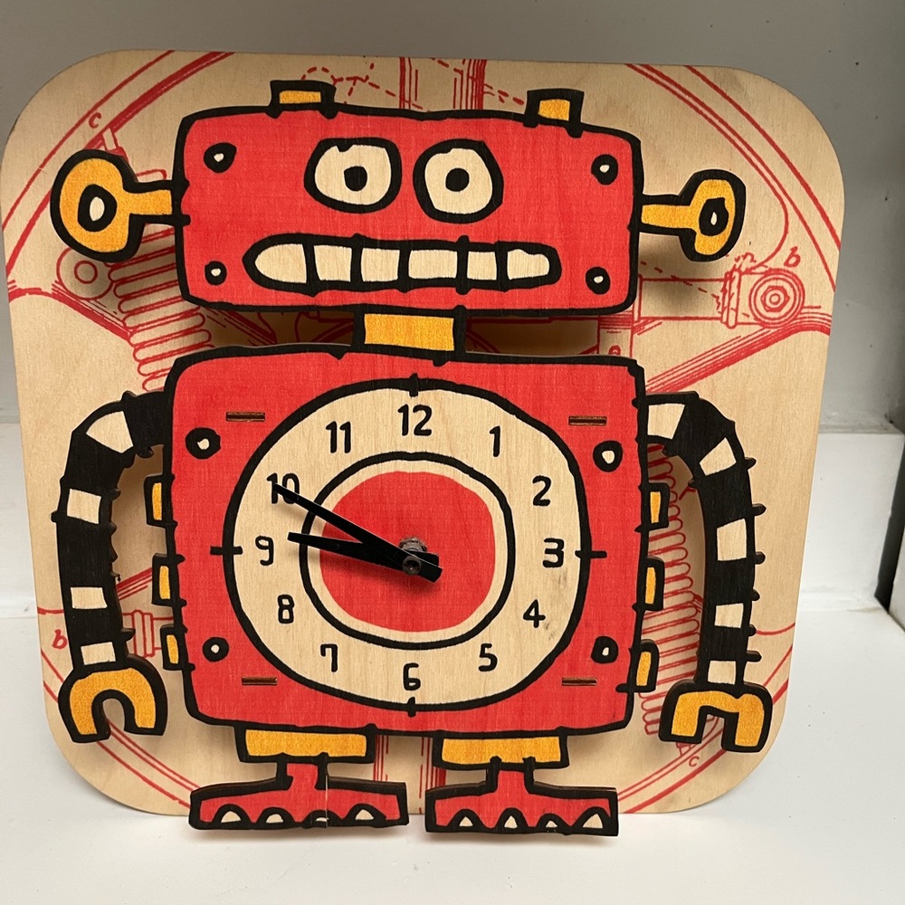 Modern Moose 3D Clock